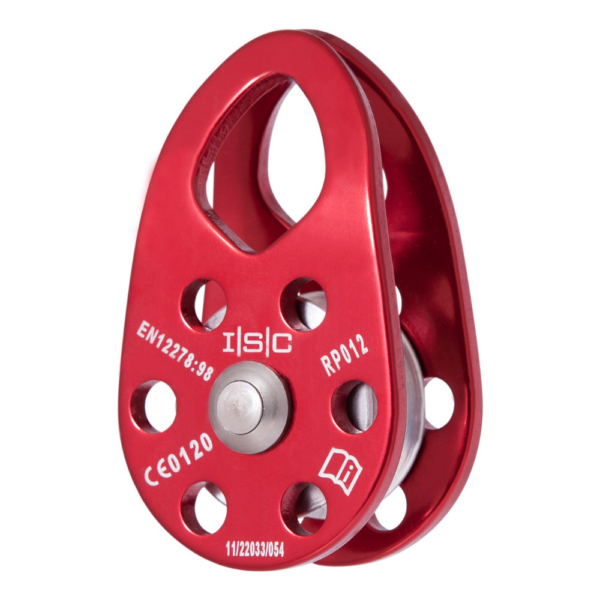ISC Small Single Eiger Pulley red device with silver pin