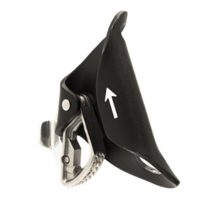 ISC Chest Ascender black metal outer sheath with silver clip