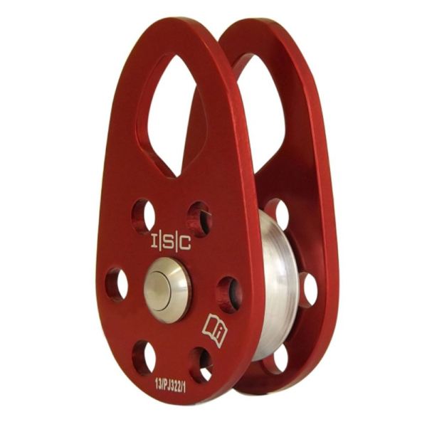 ISC Rope Wrench Pulley front view red in colour