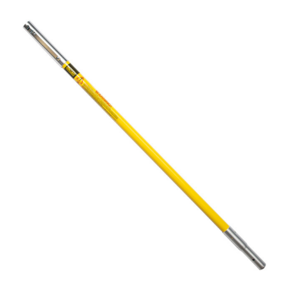 Hollow Fibreglass base pole bright yellow and 4 foot in length