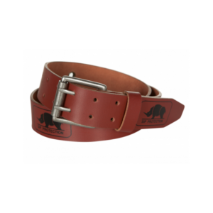 SIP Protection Leather Belt with Double Prong Closing