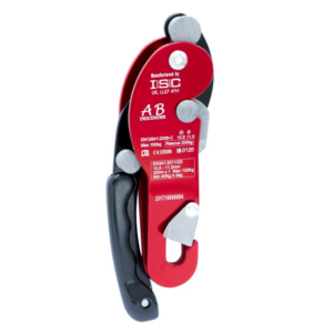 ISC A-B Descender red and black in colour