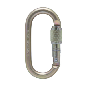 ISC Steel Oval Keylock Carabiner in closed position