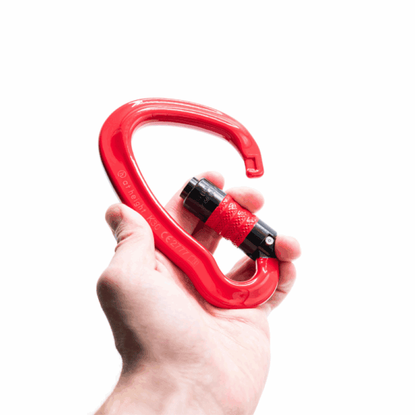 Triple Action Choker Rigging Carabiner - Red - Image 2